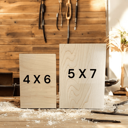 Peace, Love, and Light – Wooden Keepsake Card (Maple or Cherry) - The Honeysuckle Porch